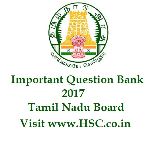 hsc tamil nadu imp que bank 2017